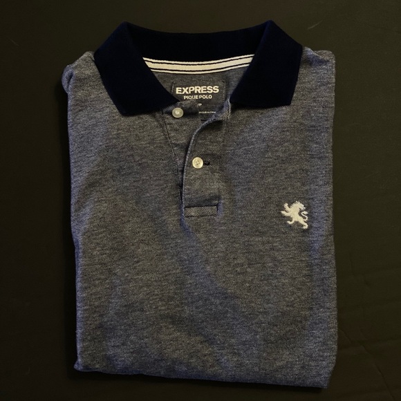 Express Other - Express Pique Tipped Polo